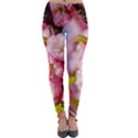 Flowering Almond Flowersg Lightweight Velour Leggings View1