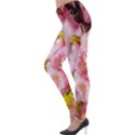 Flowering Almond Flowersg Lightweight Velour Leggings View3