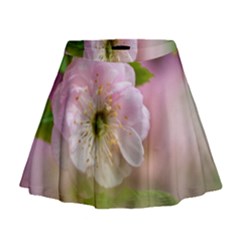 Single Almond Flower Mini Flare Skirt by FunnyCow