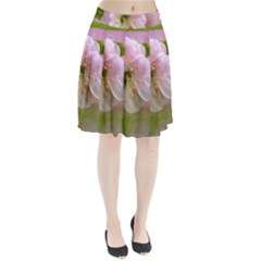 Single Almond Flower Pleated Skirt by FunnyCow