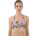 Single Almond Flower Back Web Sports Bra View1