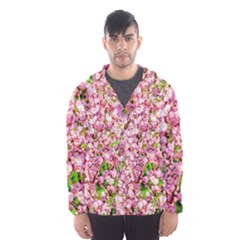 Almond Tree In Bloom Hooded Windbreaker (men) by FunnyCow