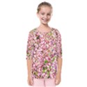 Almond Tree In Bloom Kids  Quarter Sleeve Raglan Tee View1