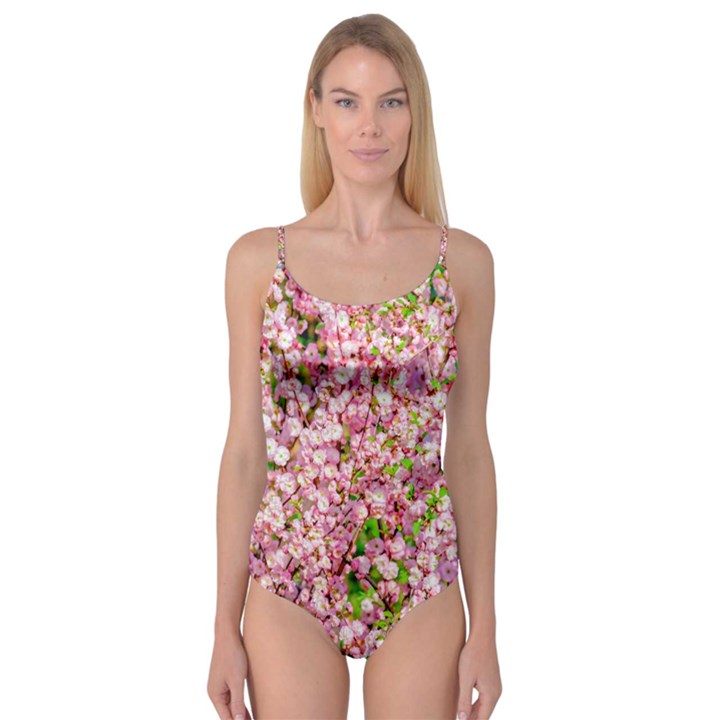 Almond Tree In Bloom Camisole Leotard 