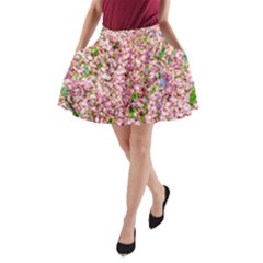 Almond Tree In Bloom A-line Pocket Skirt by FunnyCow