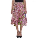 Almond Tree In Bloom Perfect Length Midi Skirt View1