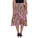 Almond Tree In Bloom Perfect Length Midi Skirt View2