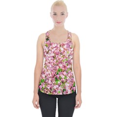 Almond Tree In Bloom Piece Up Tank Top by FunnyCow