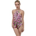 Almond Tree In Bloom Go with the Flow One Piece Swimsuit View1