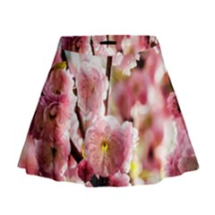 Blooming Almond At Sunset Mini Flare Skirt by FunnyCow