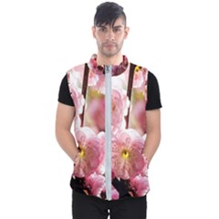 Blooming Almond At Sunset Men s Puffer Vest by FunnyCow