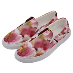 Blooming Almond At Sunset Men s Canvas Slip Ons by FunnyCow