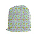 Blue Star Yellow Hats Drawstring Pouches (Extra Large) View1