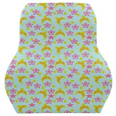 Blue Star Yellow Hats Car Seat Back Cushion  by snowwhitegirl