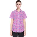 Pink Star Blue Hats Women s Short Sleeve Shirt View1