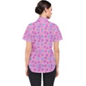 Pink Star Blue Hats Women s Short Sleeve Shirt View2