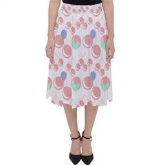 Bubblegum Cherry White Folding Skater Skirt by snowwhitegirl