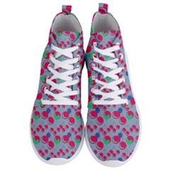 Bubblegum Cherry Blue Men s Lightweight High Top Sneakers