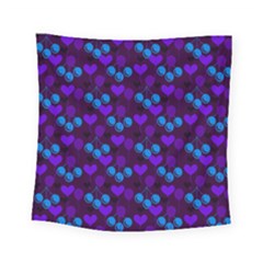 Night Cherries Square Tapestry (small) by snowwhitegirl