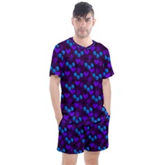 Night Cherries Men s Mesh Tee And Shorts Set