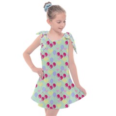 Birthday Cherries Kids  Tie Up Tunic Dress