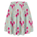 Bubblegum Cherry High Waist Skirt View2