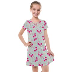 Bubblegum Cherry Kids  Cross Web Dress