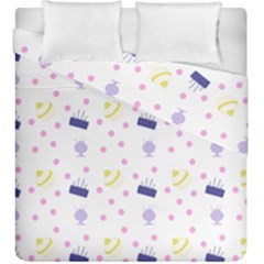 Cakes And Sundaes Duvet Cover Double Side (king Size) by snowwhitegirl