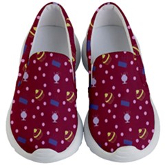 Cakes And Sundaes Red Kid s Lightweight Slip Ons by snowwhitegirl