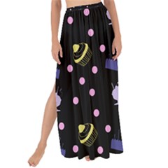 Cakes And Sundaes Black Maxi Chiffon Tie-up Sarong by snowwhitegirl