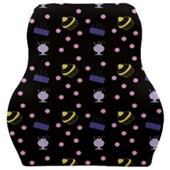 Cakes And Sundaes Black Car Seat Velour Cushion 