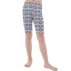 Boots Grey Kids  Mid Length Swim Shorts by snowwhitegirl