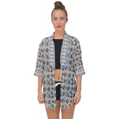 Boots Grey Open Front Chiffon Kimono