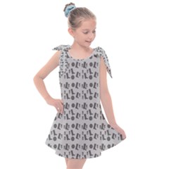 Boots Grey Kids  Tie Up Tunic Dress