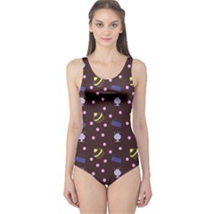 Cakes And Sundaes Chocolate One Piece Swimsuit