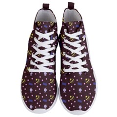 Cakes And Sundaes Chocolate Men s Lightweight High Top Sneakers