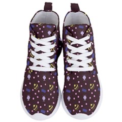 Cakes And Sundaes Chocolate Women s Lightweight High Top Sneakers