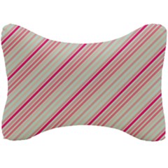 Candy Diagonal Lines Seat Head Rest Cushion by snowwhitegirl