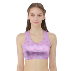 Lilac Dress Sports Bra With Border by snowwhitegirl