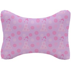 Lilac Dress Seat Head Rest Cushion by snowwhitegirl