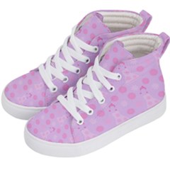 Lilac Dress Kid s Hi-top Skate Sneakers by snowwhitegirl