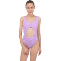 Lilac Dress Center Cut Out Swimsuit View1