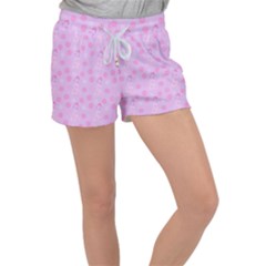 Lilac Dress Women s Velour Lounge Shorts