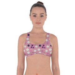 Mauve Dress Got No Strings Sports Bra by snowwhitegirl