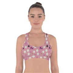 Mauve Dress Cross Back Sports Bra by snowwhitegirl