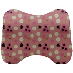 Mauve Dress Head Support Cushion