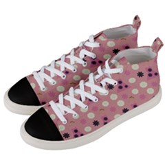 Mauve Dress Men s Mid-top Canvas Sneakers by snowwhitegirl