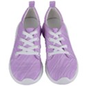 Lilac Diagonal Lines Women s Lightweight Sports Shoes View1