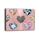 gem hearts and rose gold Mini Canvas 7  x 5  View1