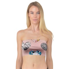 Gem Hearts And Rose Gold Bandeau Top by NouveauDesign